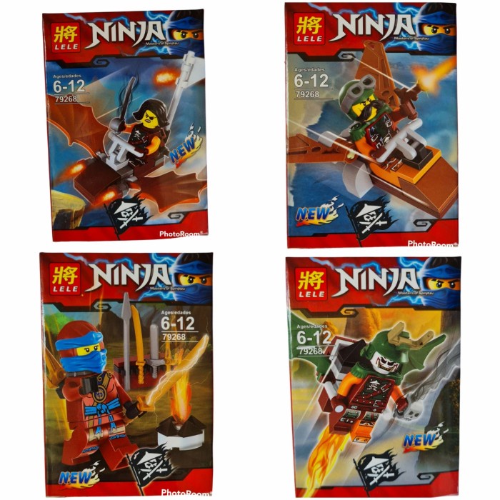Mainan Minifigure Ninjago Figure Jay Kai Cole Zane Lord Darmadon Murah