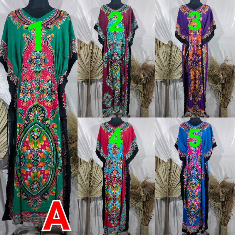 KENCANA UNGU ORI LONGDRESS KALONG SERUT LD 150 CM LABEL HIJAU