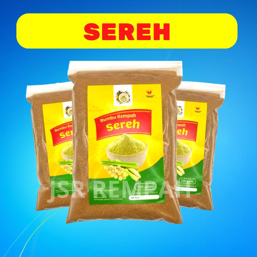 

Terlaris.. Jsr Rempah Sereh Bubuk Serai Lemongrass 100 Gram YJT