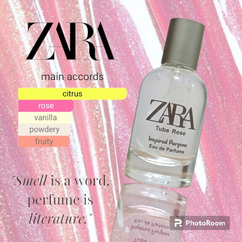 PARFUM EDP ZARA TUBE ROSE 35ML