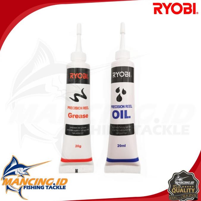 Gratis Ongkir Ryobi Grease + Oil Pelumas Reel Performa Tinggi Air Asiin dan Tawar Kualitas Terbaik (