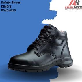 Sepatu Safety Kings Kws 803 X Original / Sepatu Kerja Safety Pria Ujung Besi Kulit Asli Store_Gophi