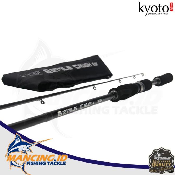 Gratis Ongkir Joran Pancing Kyoto Battle Crush 9.6F Fishing Rod Spinning Kualitas Terbaik (mc00gs)