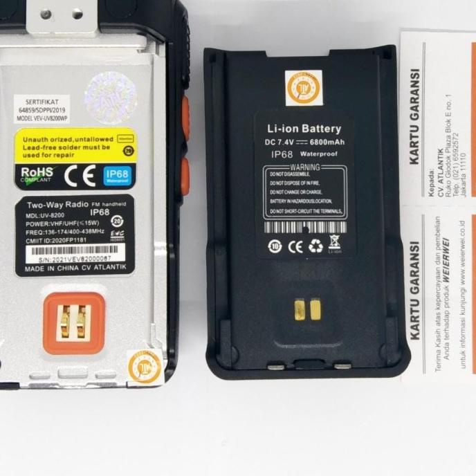 BATTERY HT WEIERWEI UV 8200 WP ORIGINAL