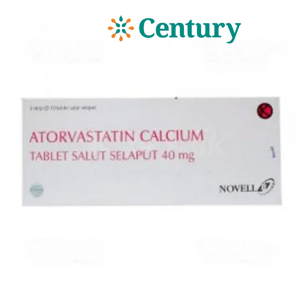 ATORVASTATIN 40MG 1 STRIP ISI 10 TABLET (NVL) / OBAT KOLESTEROL