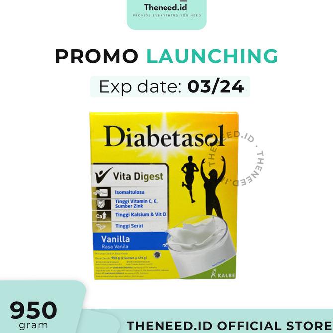 

Diabetasol Vanila 950gr ---NEW---