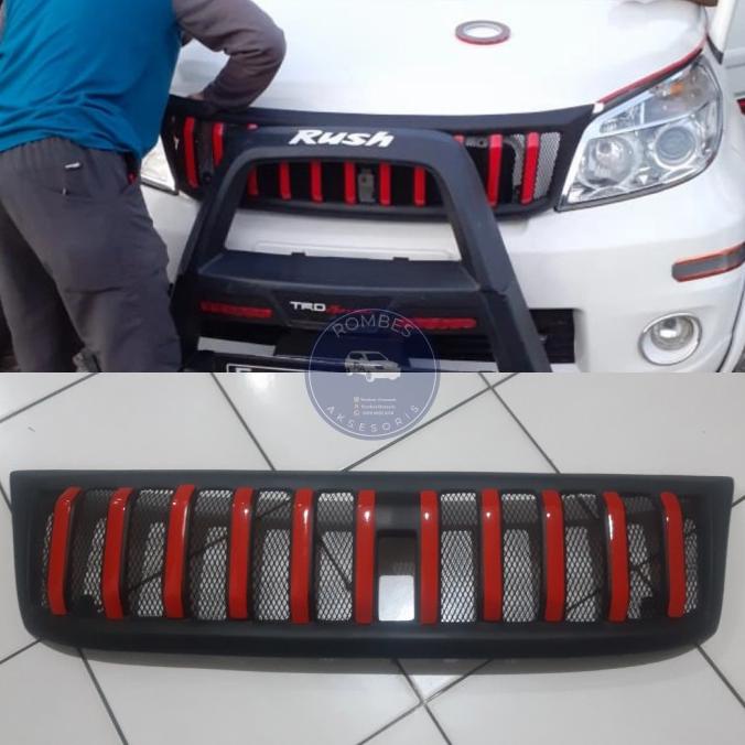 Grill Rush Terios 2008-2016 List Merah