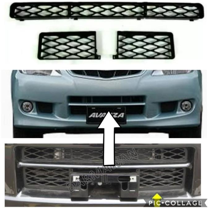 Cover Bumper Radiator/Grill Jaring Radiator Avanza Xenia Vvti 2007-201