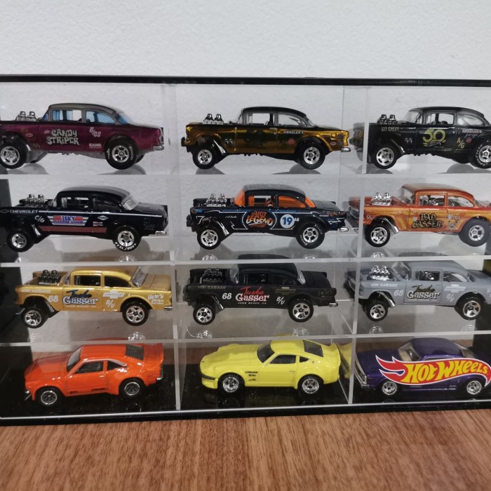 Flash Sale Hot Wheels Rak Display Acrilic Isi 12 Original Hotwheels Akrilik Terlaris