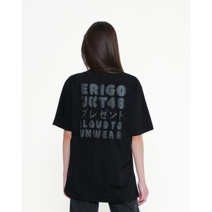 Kaos Unisex Erigo T-Shirt Oversize | Jkt48 Shani Black