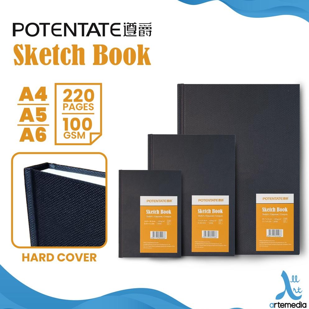 

ARC845 BUKU SKETSA POTENTATE HARD COVER A5 STITCH BOUND SKETCHBOOK PROMO