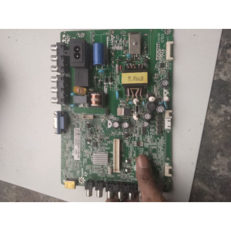MESIN MODUL MB MAINBOARD MAINBOAR MAINBOR - T CON TCON -BACKLIGHT BL LED  TV PANASONIC TH 32C305 - 3