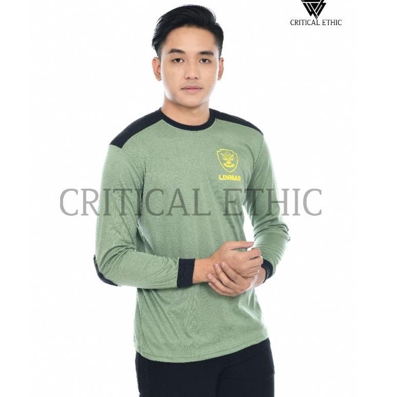 Terlaris.. CRITICAL : KAOS LINMAS DECKER LENGAN PANJANG BAJU LINMAS FQP