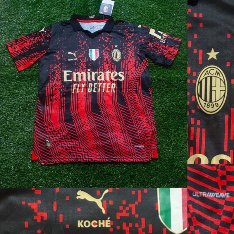 JERSEY BOLA JERSEY AC MILAN 4th KOCHE PLAYER ISSUE 2023/2024 GRADE ORI IMPORT HIGHQUALITY JERSEY MIL