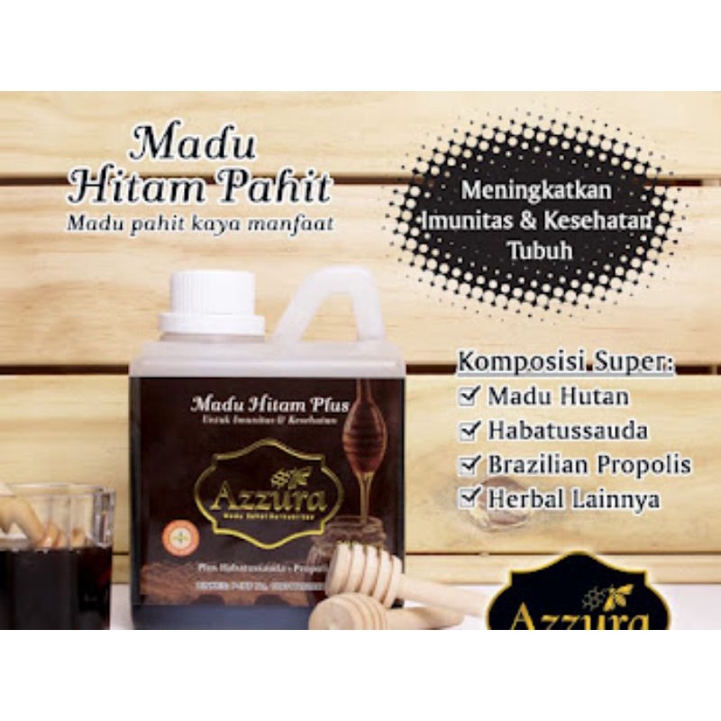 

madu hitam plus madu herbal azzura asli 100%
