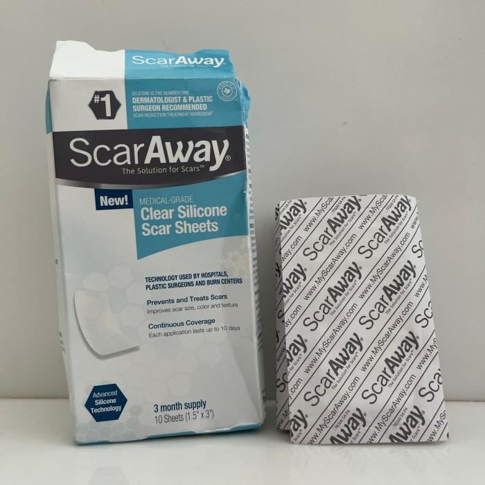 ScarAway Clear Silicone Scar Sheet Dijual Per Lembar