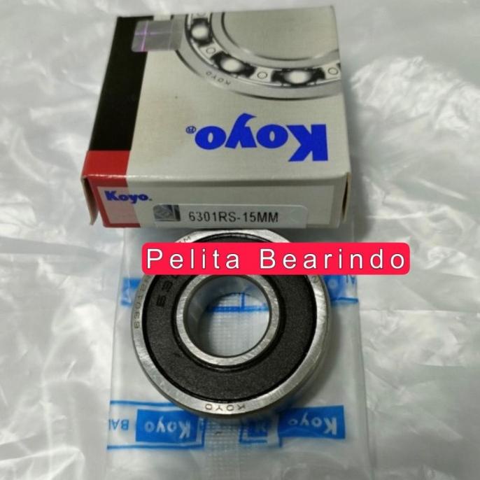 BEARING 6301 - 15 MM KOYO 6301 2RS - 15 MM ( BORE )