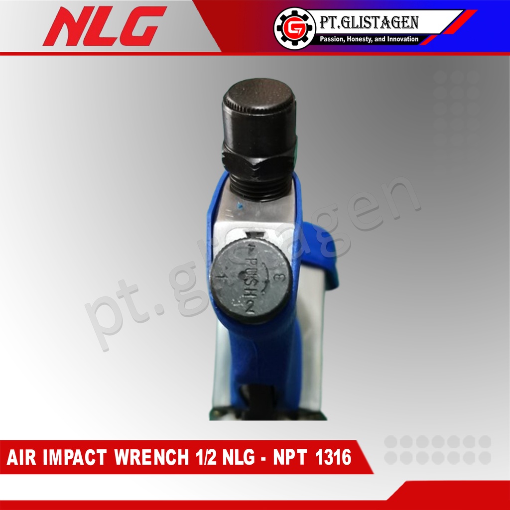 Air Impact Wrench 1/2&quot; Bor Alat Buka Baut Angin Kompresor NLG NPT-1316