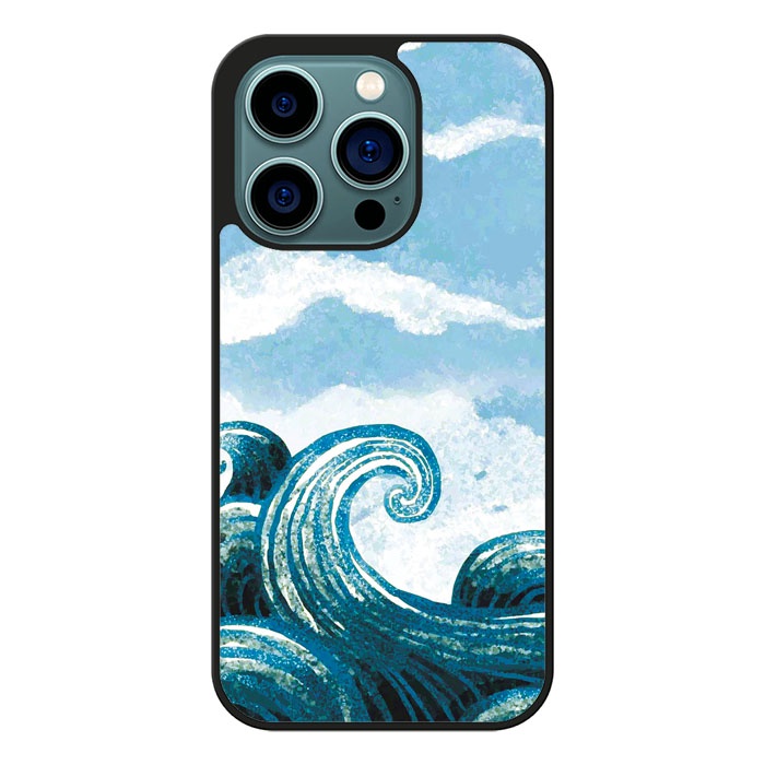 Case SoftCase Casing iPhone 15 14 13 12 11 X XR Mini Plus Pro Max Ocean FM237