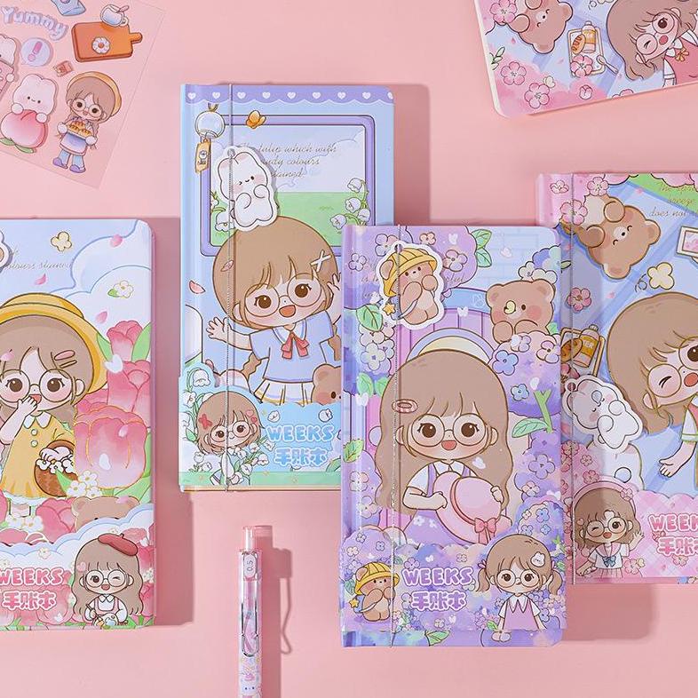 

DIARY NOTEBOOK AGENDA SWEET WEEK CUTE .