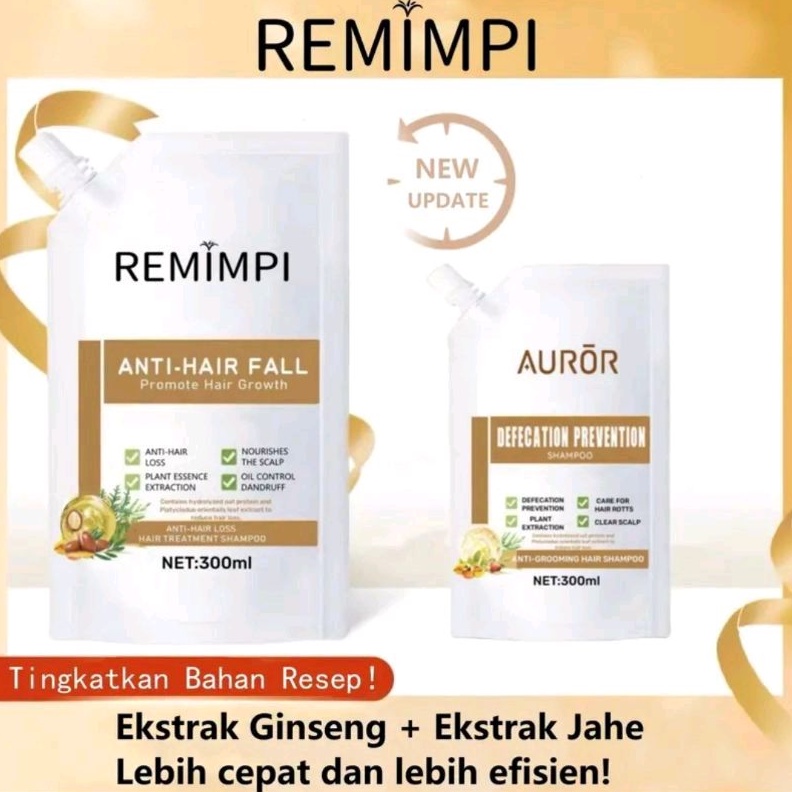 AUROR REMIMPI SHAMPOO TREATMENT OIL CONTROL PENUMBUH RAMBUT