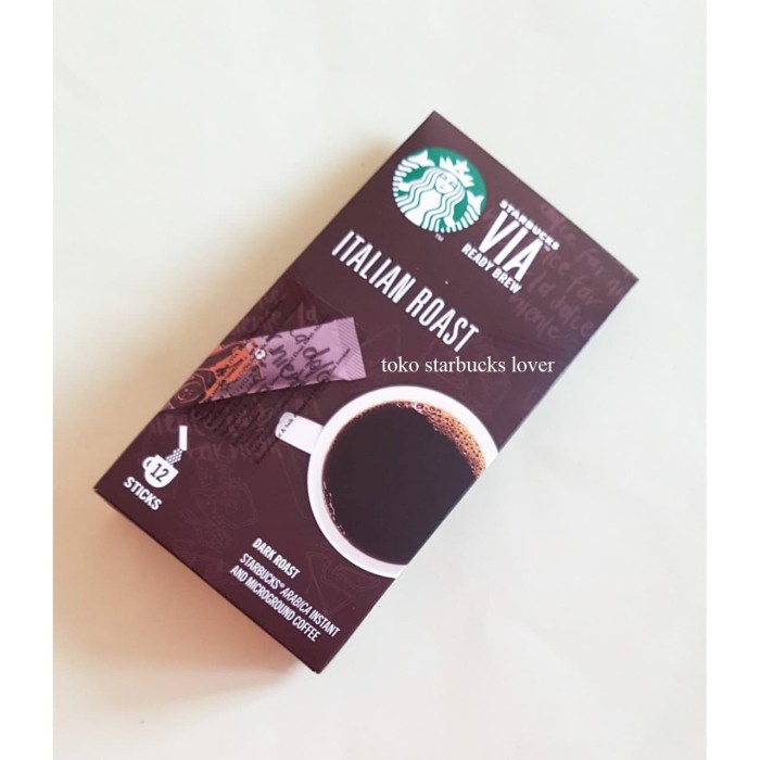 

TERMURAH Starbucks Coffee VIA Ready Brew Italian Roast /KOPI EUBE/KOPI KAPAL API/KOPIBUBUK/KOPI