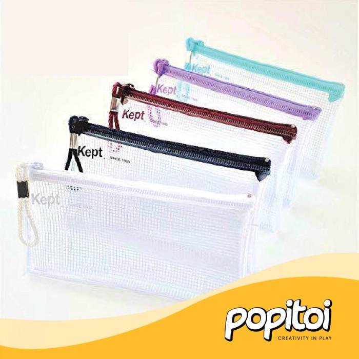 

Raymay Kept Clear Pen Case Pouch Bening Make Up Kosmetik Tempat Pensil