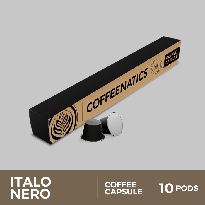 

TERLARIS Italo Nero Coffee Capsule - Kopi Kapsul Coffeenatics /KOPI EUBE/KOPI KAPAL