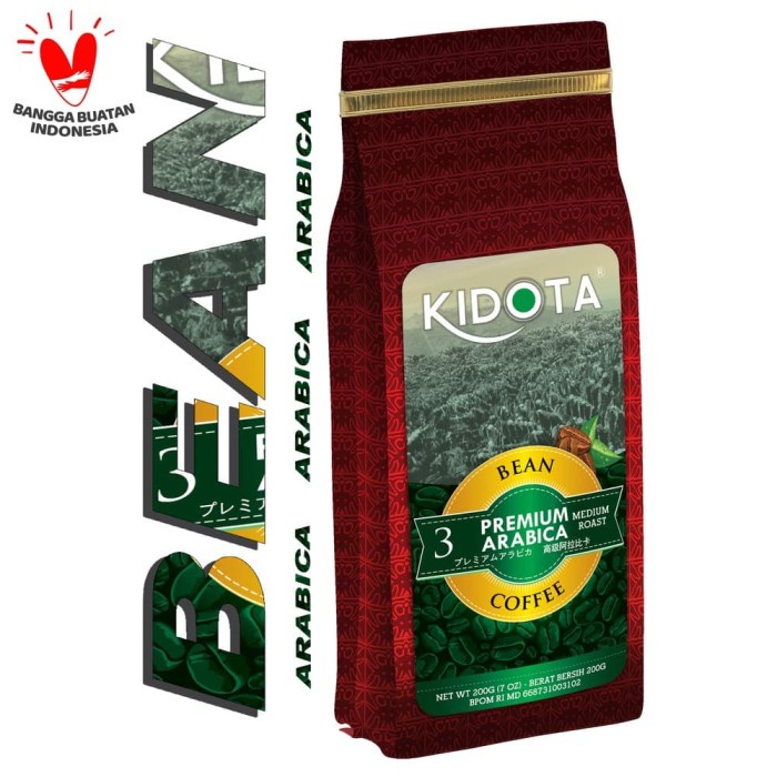 

BAYAR DITEMPAT KOPI KIDOTA PREMIUM ARABICA 200 Gram BEAN (KOPI BIJI) /KOPI EUBE/KOPI KAPAL