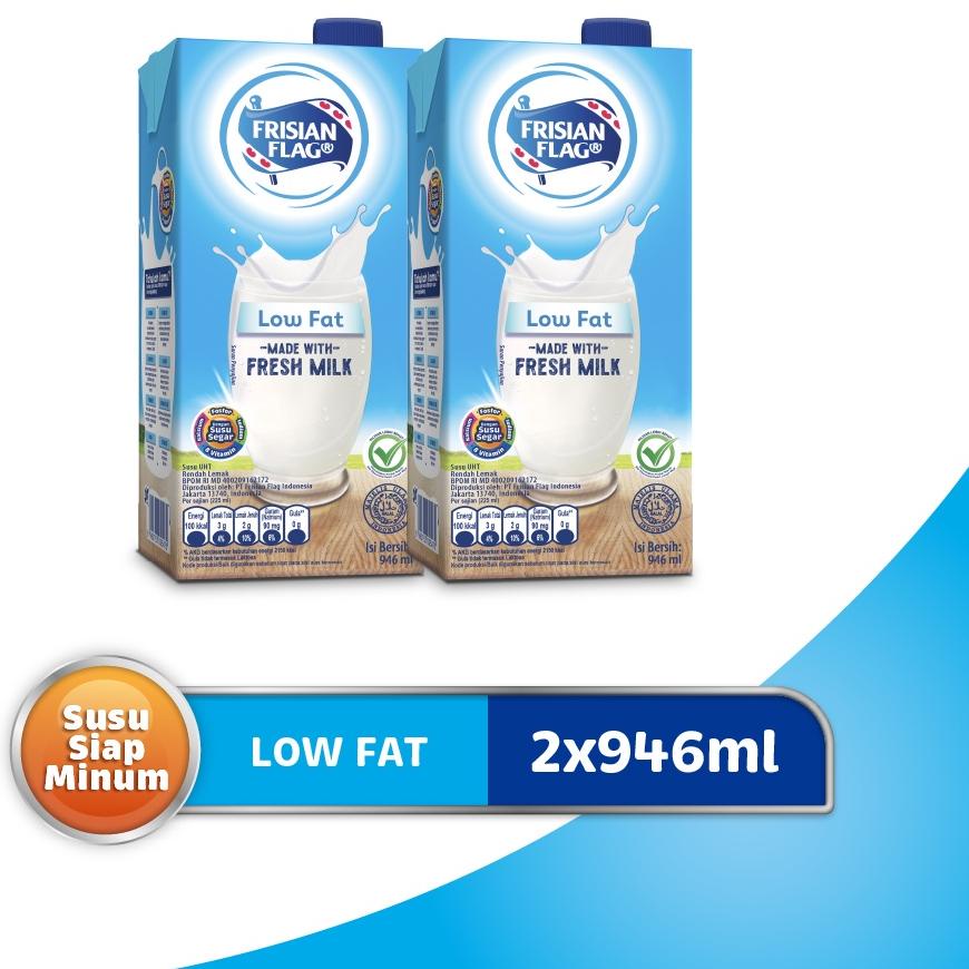 

COD | KP8 | Frisian Flag Susu UHT Low Fat 946 mL x 2