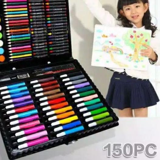 

Termurah | KI3 | CRAYON SET ART 150PCS / CRAYON PENSIL WARNA 150 PCS ALAT MELUKIS
