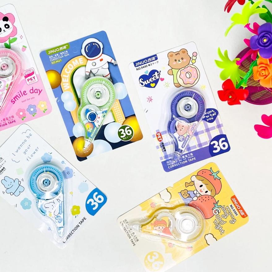 

Diskon | KF7 | SOS Correction Tape Fancy 5x36/Pita Koreksi/Tipex Rol/Tip Ex Kering