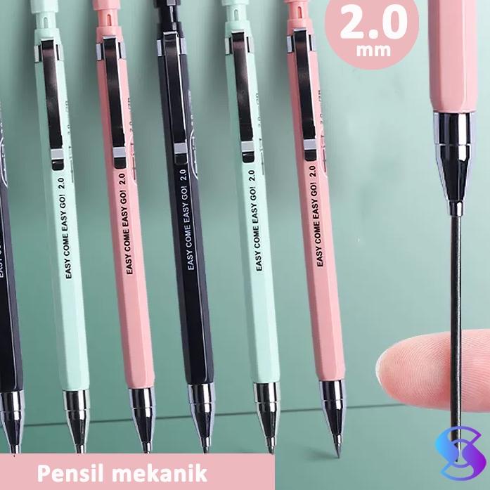 

Discount | KP8 | Pensil Mekanik 2.0mm/ Mechanical Pencil Graphite Lead Automatic-Suning Mall
