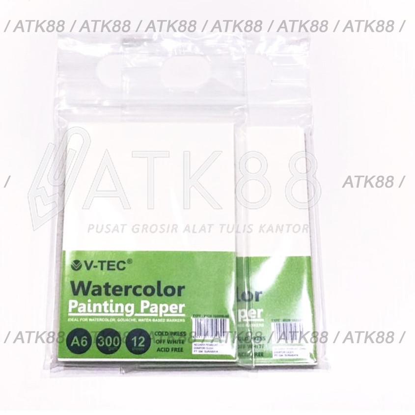 

6.6 Sale | TD4 | V-Tec Watercolor Paper A6 300gsm Cold Press