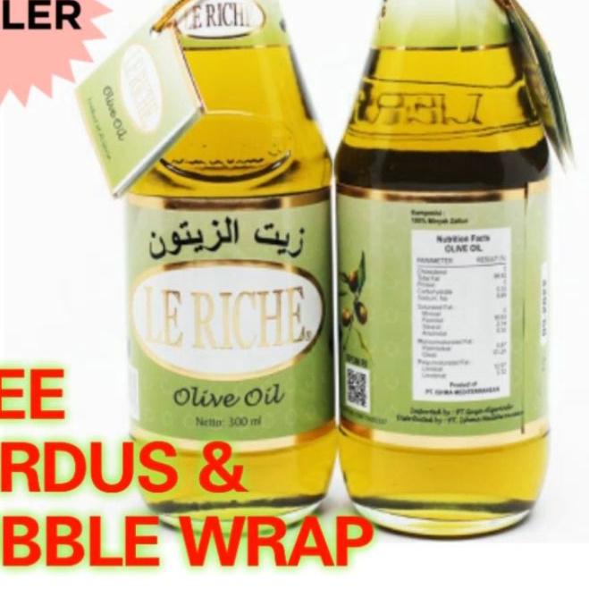 

Promo | KI3 | Minyak zaitun LE RICHE olive oil 300ml || ASLI 100% ORIGINAL