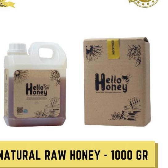 

Limited | TD4 | Madu Hello honey 1kg (Manis) | Madu Murni Asli Natural Raw Honey | Madu Hutan Baduy Khas Uray Original 100%