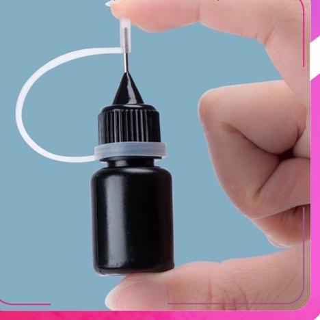 

Diskon | KI3 | ✧YUKSHOPING✧ Tinta Stamp Roller 5ml Botol Isi Ulang Tinta Stempel Dengan Cairan Hitam / Botol Reffil Tinta S022 S021