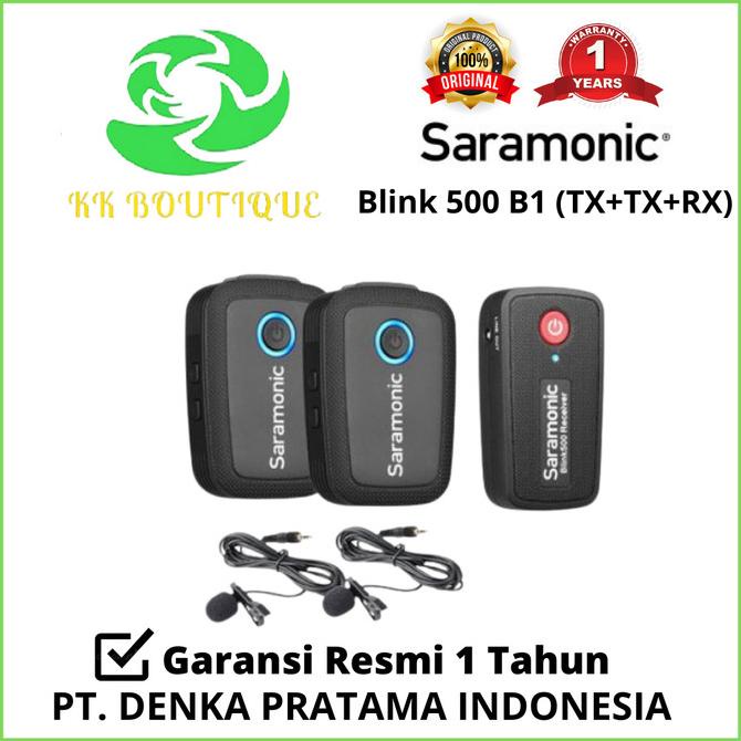 Saramonic Blink 500 B2 TX+TX+RX Wireless Omni Lavarier Mic ORIGINAL