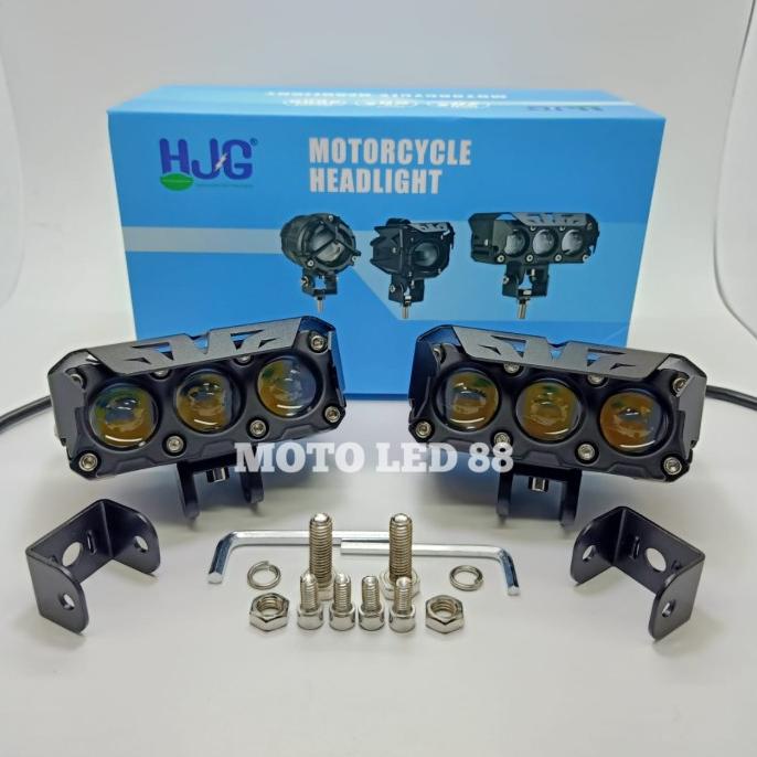 Lampu Tembak SQL 3 Mata HJG - Foglamp Laser SQL HJG Hight Low