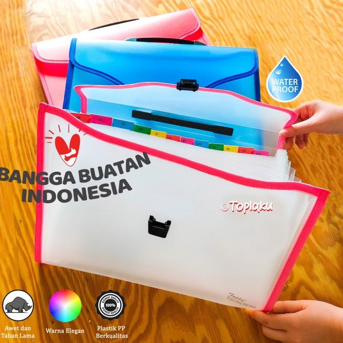 

File Folder Tas Map Dokumen Expanding Anti Air F4 13Sekat Document Bag