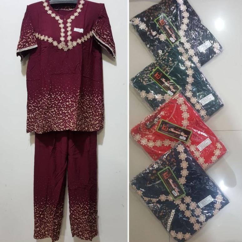 [KODE C9QPI] YULI - STELAN CP RENDA LD 105 CM BATIK KENCANA UNGU (KU)LABEL HITAM(KUH)