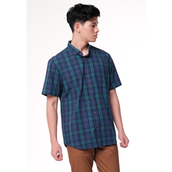 Kemeja Pria MOC Kemeja Lengan Pendek Pria TIAMO BESTBUY-TOSCA - XL(P9F4) BEST SELLER Kemeja Pria Dis