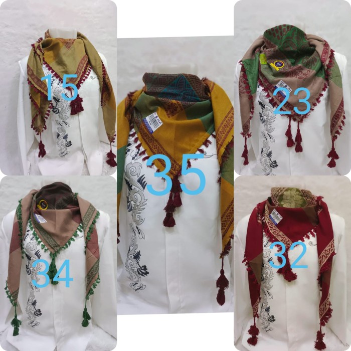 Sorban Sorban almas jaquard new - 01(A5K4) Sorban Almas REAL PICT Sorban Arab Saudi Asli Sorban Pale