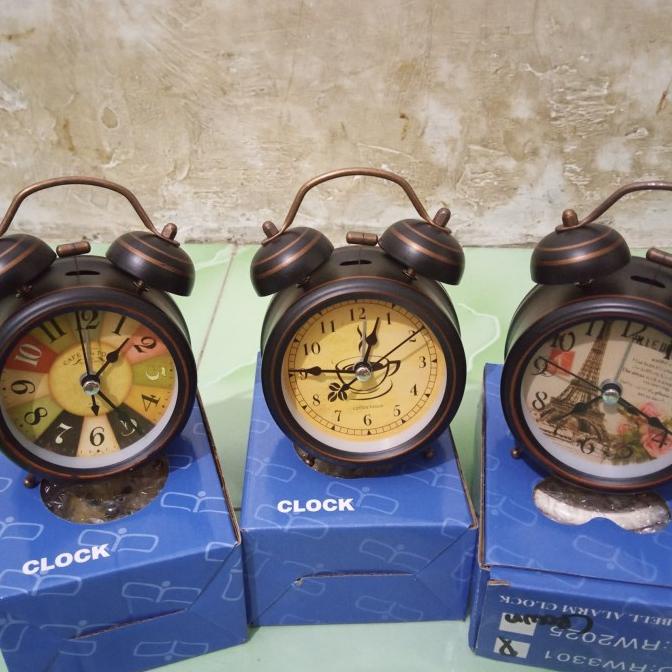 %%%%] Jam beker weker alarm Clasic unik kecil klasik