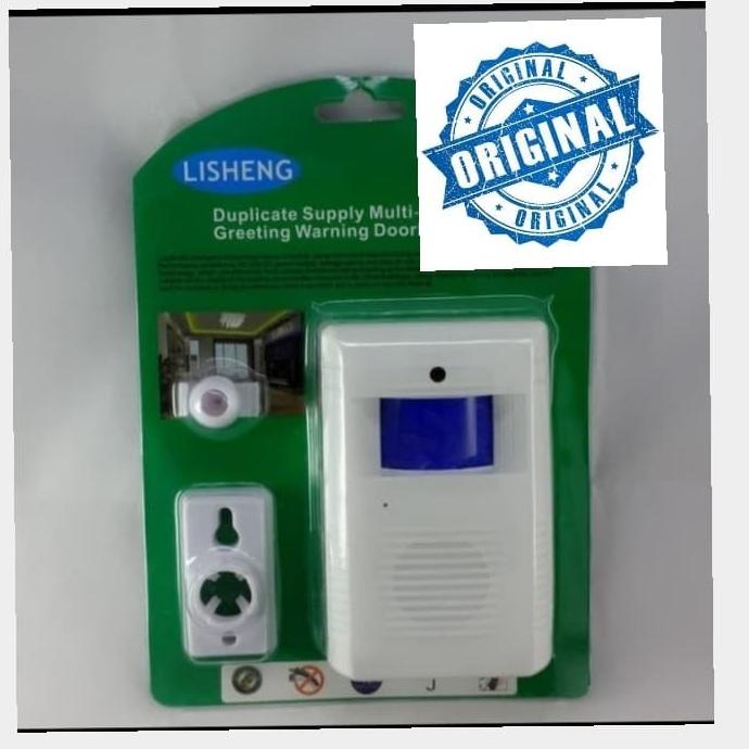 %$%$%$%$] Bel Rumah Gerak SENSOR Bel Pintu dengan sensor Gerak akan aktif