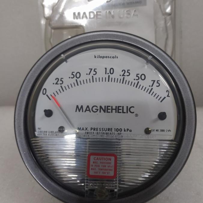 

Magnehelic Dwyer 2000 - 2Kpa (0-2 Kilo Pascal)