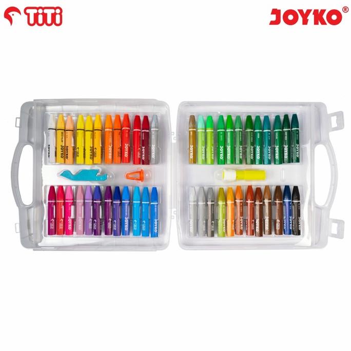 

Joyko TITI Crayon Oil Pastel / Krayon Minyak Joyko 48 Warna OP-48S