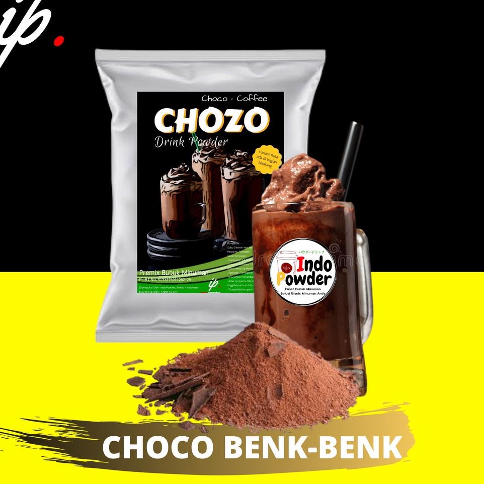 

✨ Choco Benk-Benk 1 Kg / Bubuk Minuman Coklat rasa Benk-Benk / Bubuk Minuman Coklat Benk-Benk Chozo murah