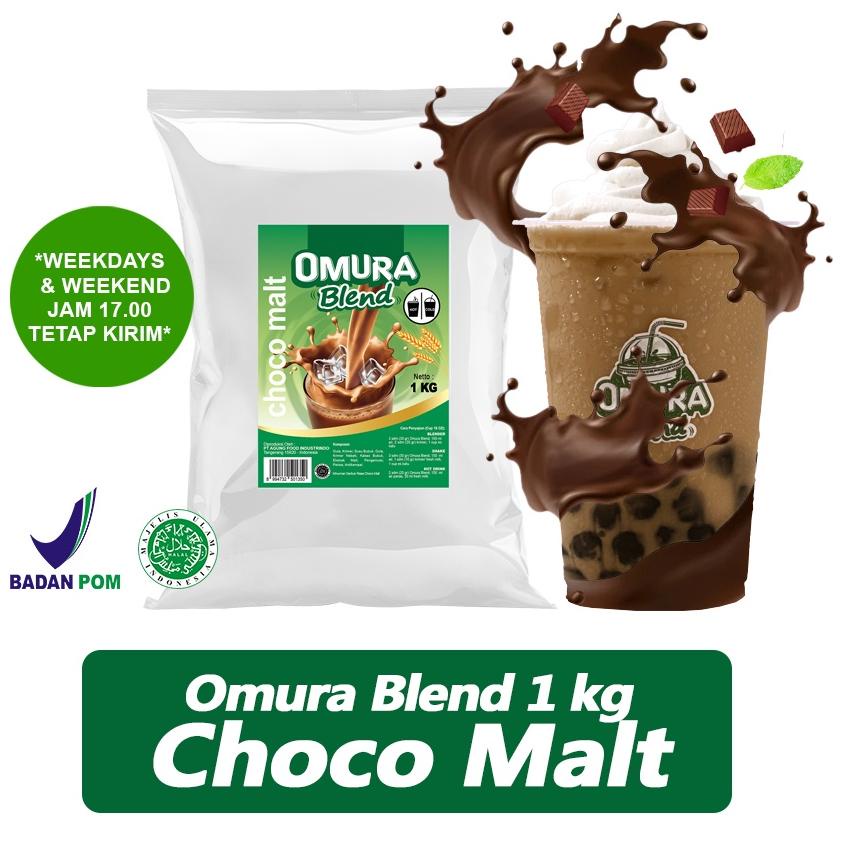 

DISKON BRANDS FESTIVAL OMURA Blend Bubuk Minuman Rasa Choco Malt Powder Drink 1 Kg Omura Powder !