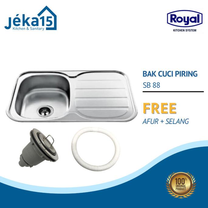 Bak Cuci Piring | Kitchen Sink Stainless Royal SB 88